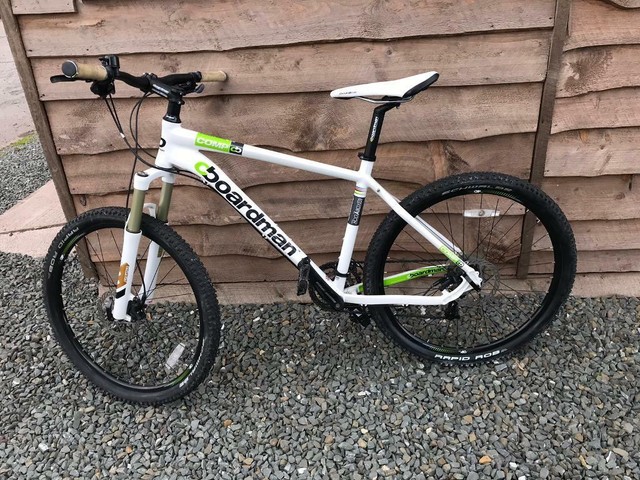 white boardman mountain bike